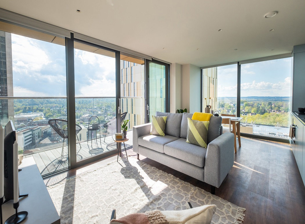 Woking Apartments - Living Room View